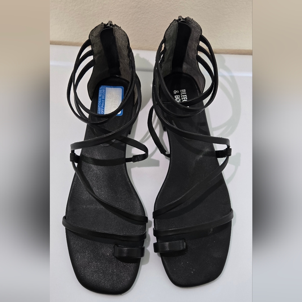 Elegant Black Strappy Sandals